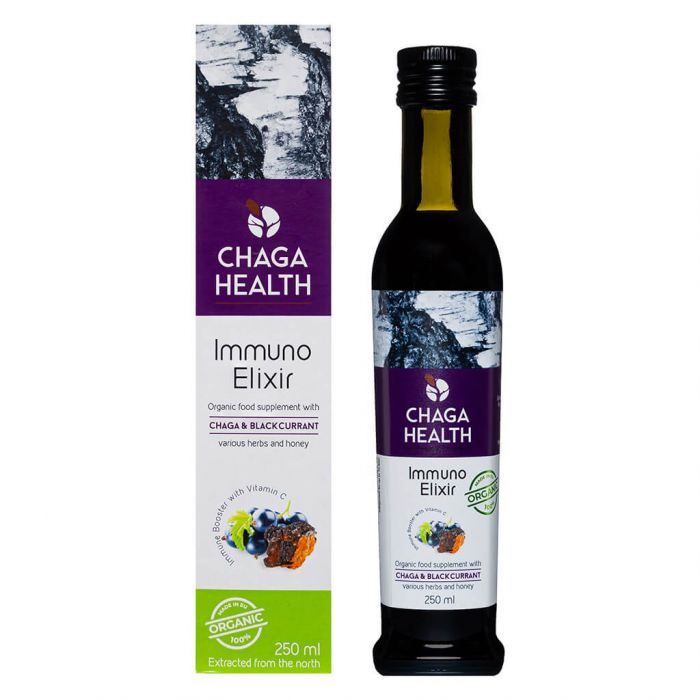 Immuno Elixir Chaga & Zwarte Bes Bio